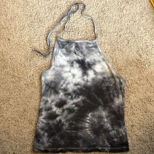 High neck halter top